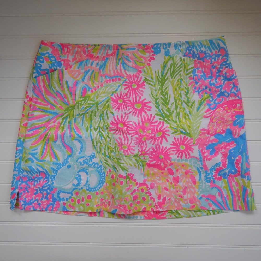 Lilly Pulitzer Colorful Floral Skort - Picture 8 of 12